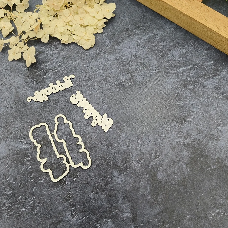 Matrices de découpe en métal avec lettres anglaises joyeux anniversaire, pour Scrapbook, couteau, moule, lame, poinçon, fabrication de cartes, pochoirs, nouvel arrivage 2025