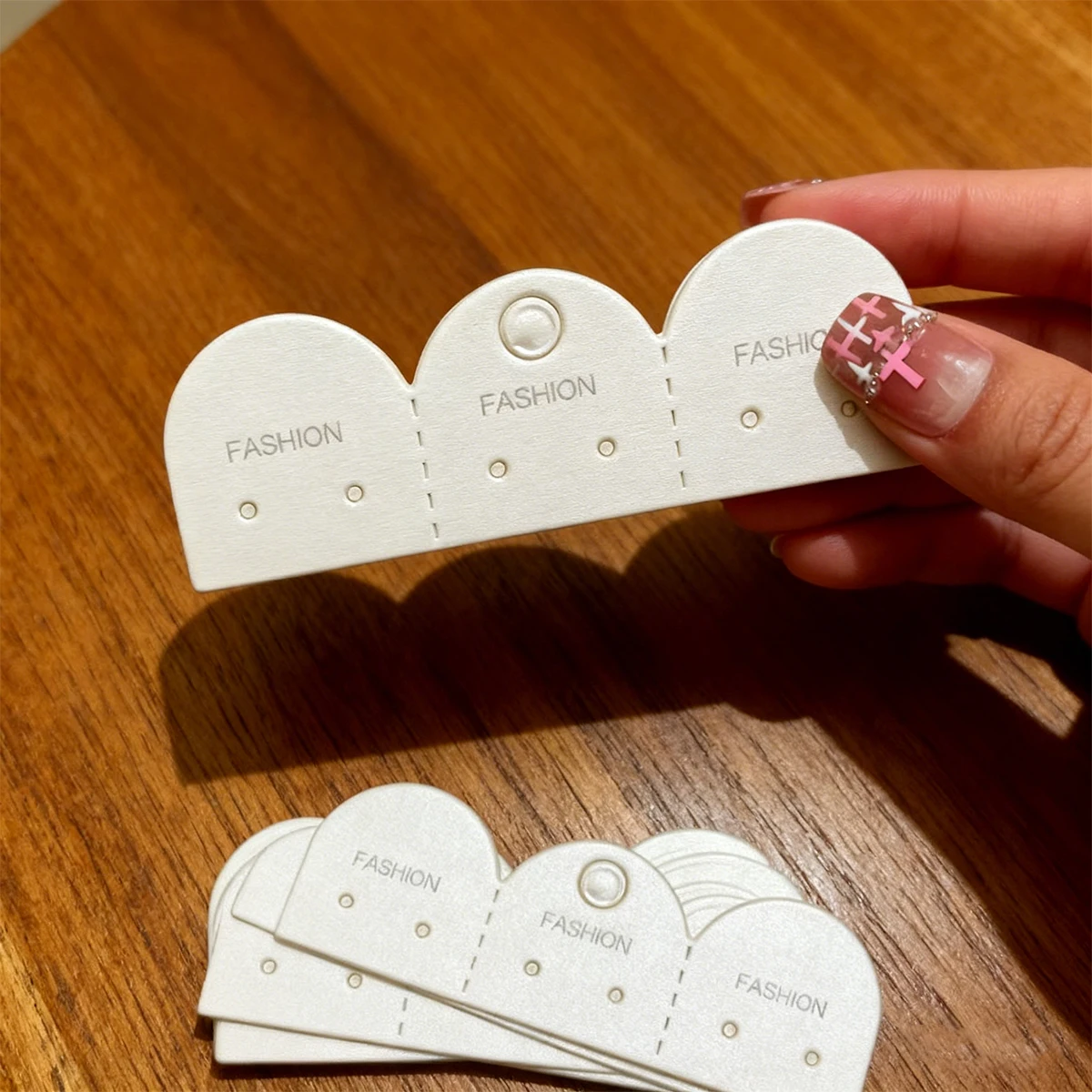 

100pcs Jewelry Packaging Card For Ear Studs & Earrings Display, For DIY Jewelry Accessories, Earrings Display Card