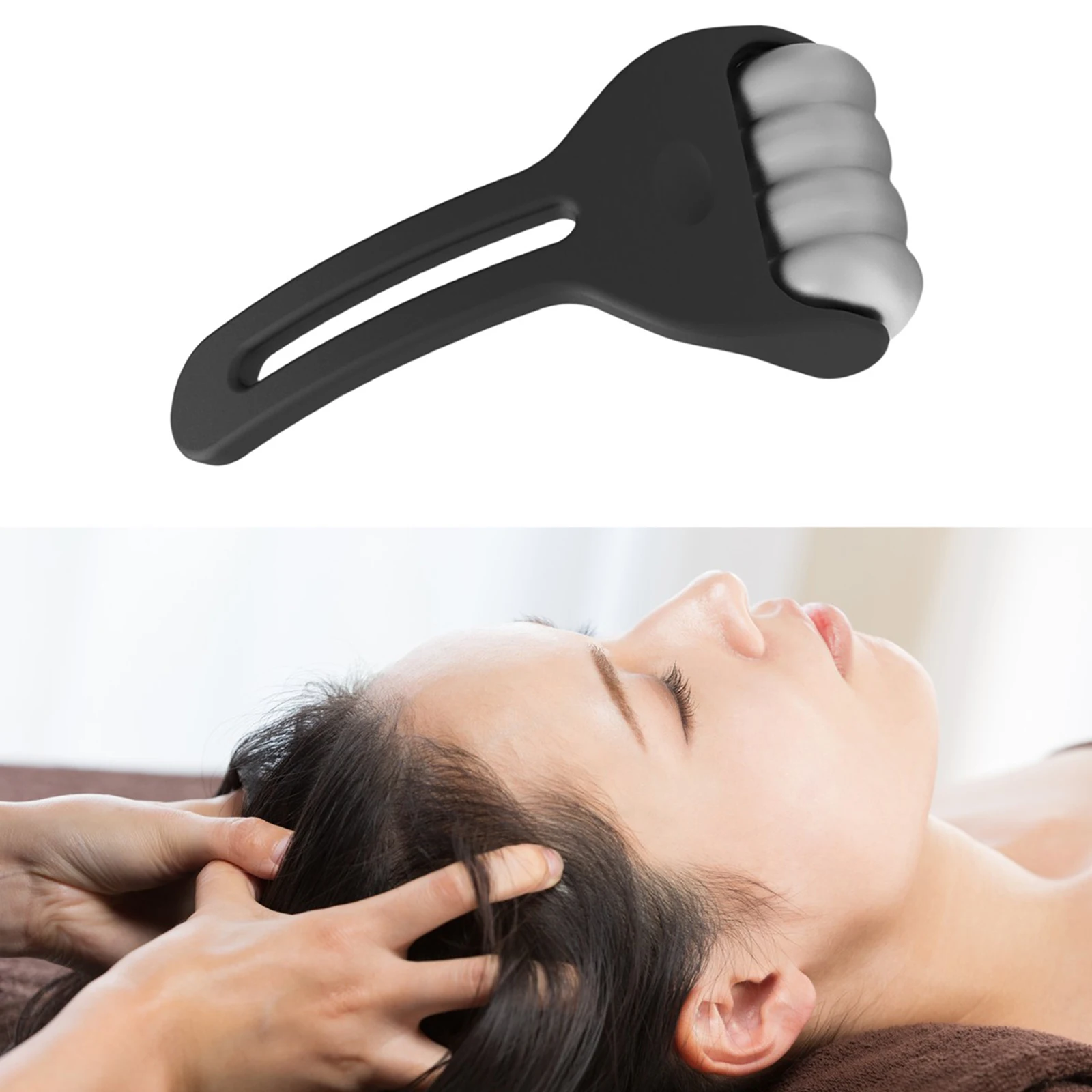 

Massaging Beauty Roller Professional Facial Beauty Tool Gift for Sister Wife Aluminum Alloy Cold Roller for Face and Body