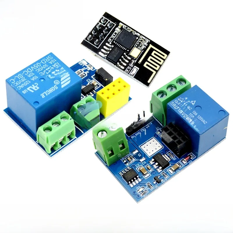 Module de relais WiFi ESP8266 ESP-01 ESP-01S 5V, commutateur de télécommande pour maison intelligente, application de téléphone, Module WIFI sans fil pour Arduino
