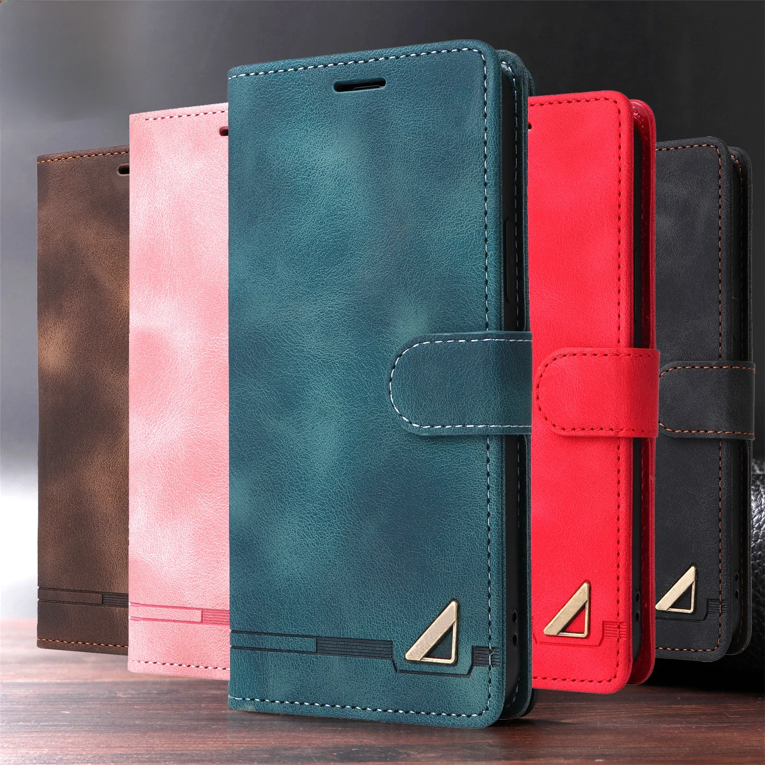 Étui portefeuille en cuir avec support pour Samsung Galaxy S10 Plus S20 S21 FE S22 S23 S24 S25 S26 Ultra Note 10 20 Ultra