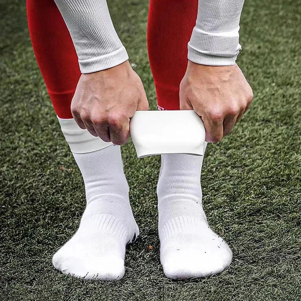 AliExpress loogdeel Loogdeel 1 Pair Soccer Shin Guard Strap Silicones Shin Pad Holder Practical Shin Pad Banding For Football Running Cycling Sports