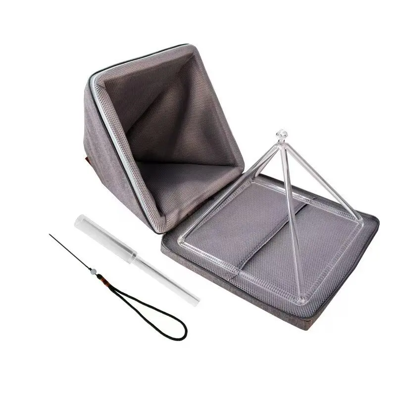 Sound Healing Instrument-Clear Crystal Pyramid 8