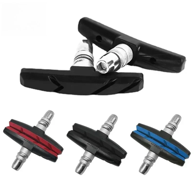 AliExpress 1/2 Pairs Durable Bicycle Silent Brake Pads V Brake Holder Rubber Blocks for Long-Lasting Performance Cycling Accessories