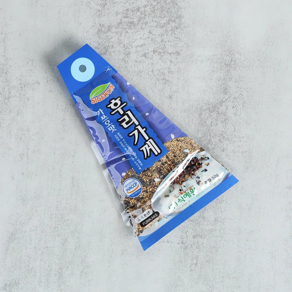 Gatsuo Furake (50 جرام × 10Ea) عبوة واحدة من كرات الأرز، كرة الأرز المقلي، مسحوق الرش