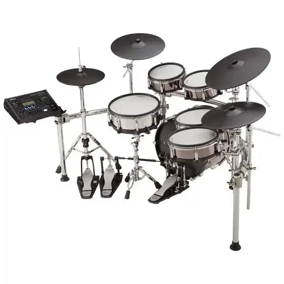 NEW Roland V Drums TD 50KV2 6 Piece Electronic Drum Set with Rack and KD 180 Kick Pad - Premium Sound Quality