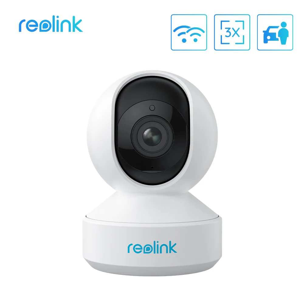 

[Восстановленная IP-камера] Reolink 5-мегапиксельная Wi-Fi камера безопасности 2,4G/5G внутренняя радионяня PT Zoom 2-сторонняя аудиокамера наблюдения E1 Zoom