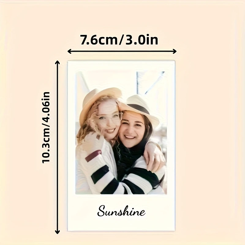 Minimal Custom HD Photo Cards Stylish Texture Personalized Couple Memory Gift Birthday Holiday Surprise Keepsake