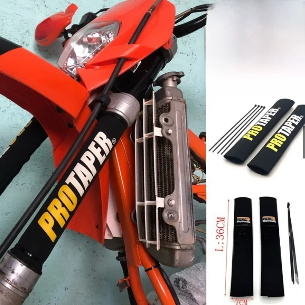 AliExpress Hot Sale Front Fork Protector Rear Shock Absorber Guard Wrap Cover For CRF YZF KTM KLX Dirt Bike