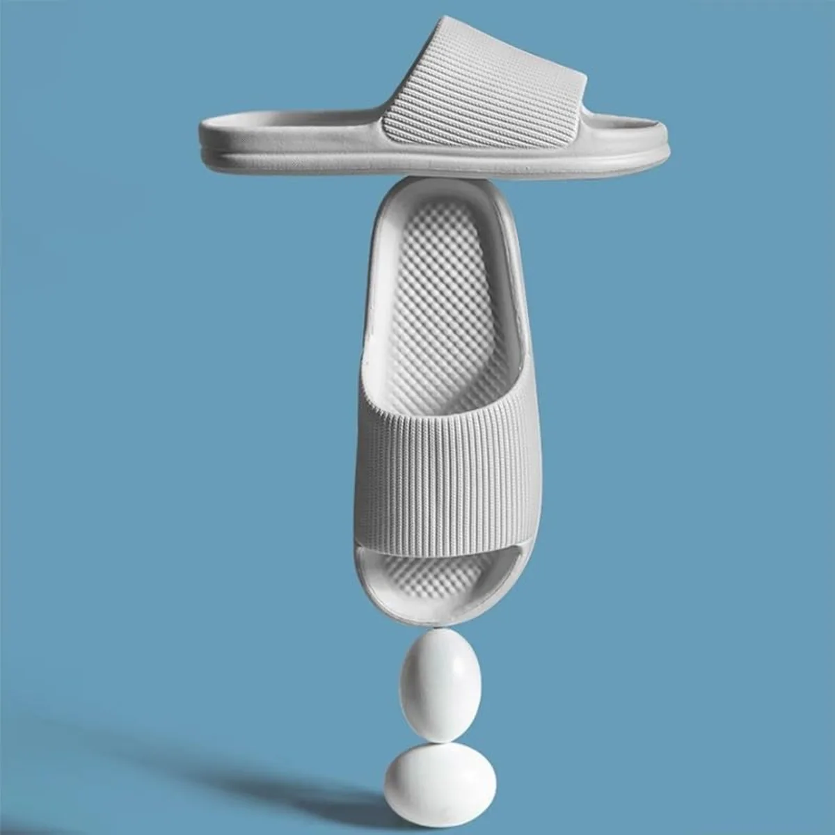 شرائح دش EVA للسيدات، شرائح إسفنجية الذاكرة للرجال، غرفة الاستحمام، المنزل، غير قابلة للانزلاق، شباشب مريحة قابلة للتنفس #4