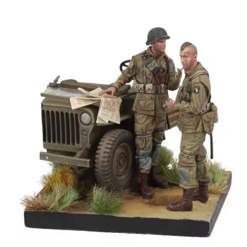 

1/35 фигурка из смолы, неокрашенная модель, военная тема, в разобранном виде и неокрашенная GK, 610R