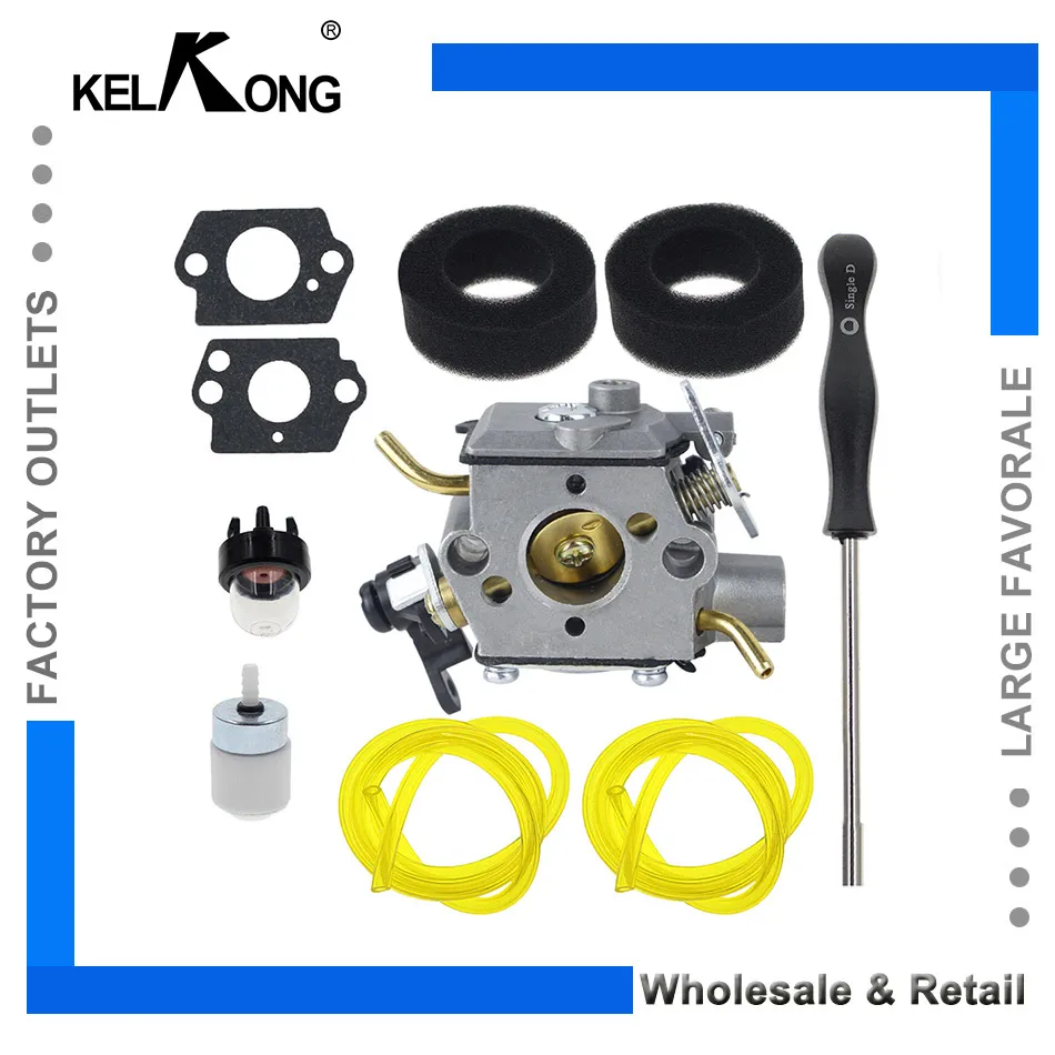 

KELKONG Carburetor Kit For 316292640 MTD 21ES122R799 41AD2TBC799 Craftsman Gas MinGasket Carb Set Replacement Parts