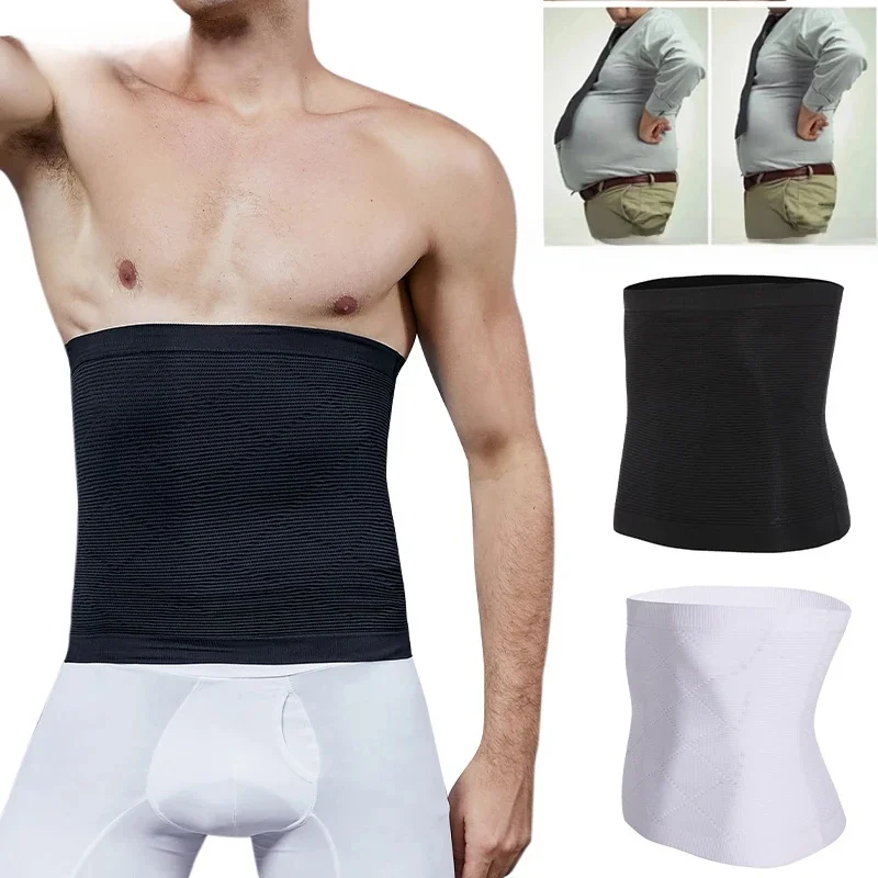 Hommes ventre contrôle Shapewear Compression taille Cincher minceur corps Shaper ventre graisse ceinture ventre bande dos soutien ceinture
