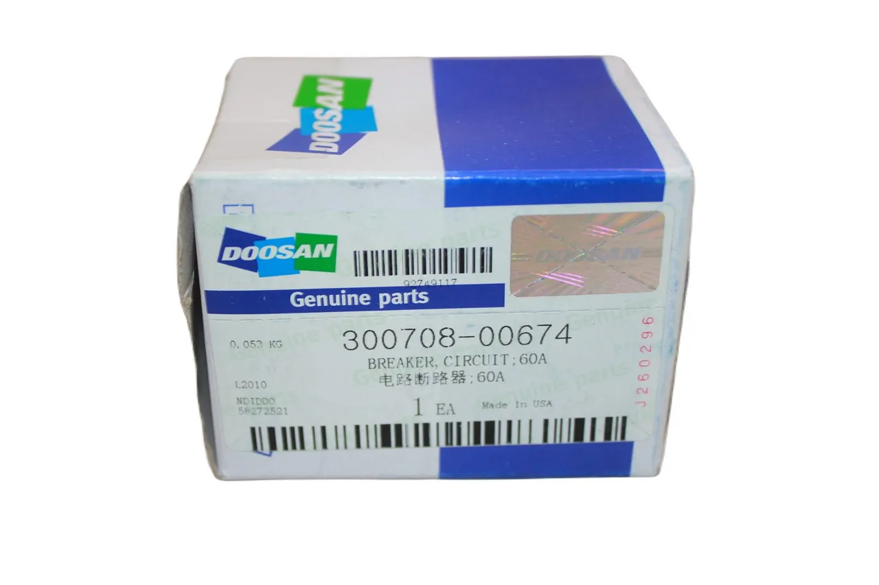 Interruttore automatico originale Doosan 300708-00674 60A
