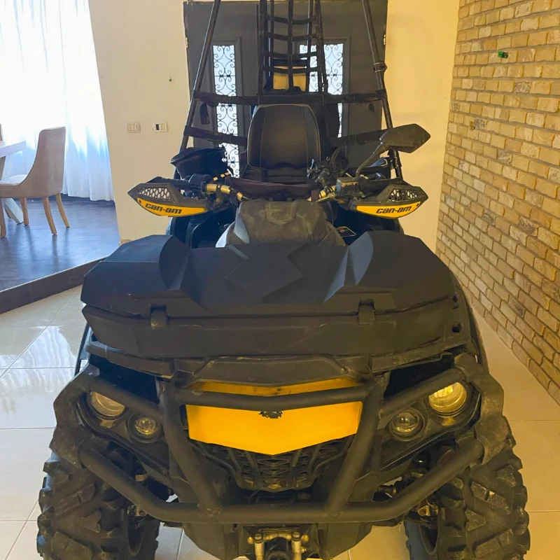 안전한 래치 블랙 ATV 트렁크 탑 박스, 내구성 있는 프론트 스토리지 러기지 탑 박스 케이스, 신형 ATV용 고품질 잠금 시스템 포함, 50L