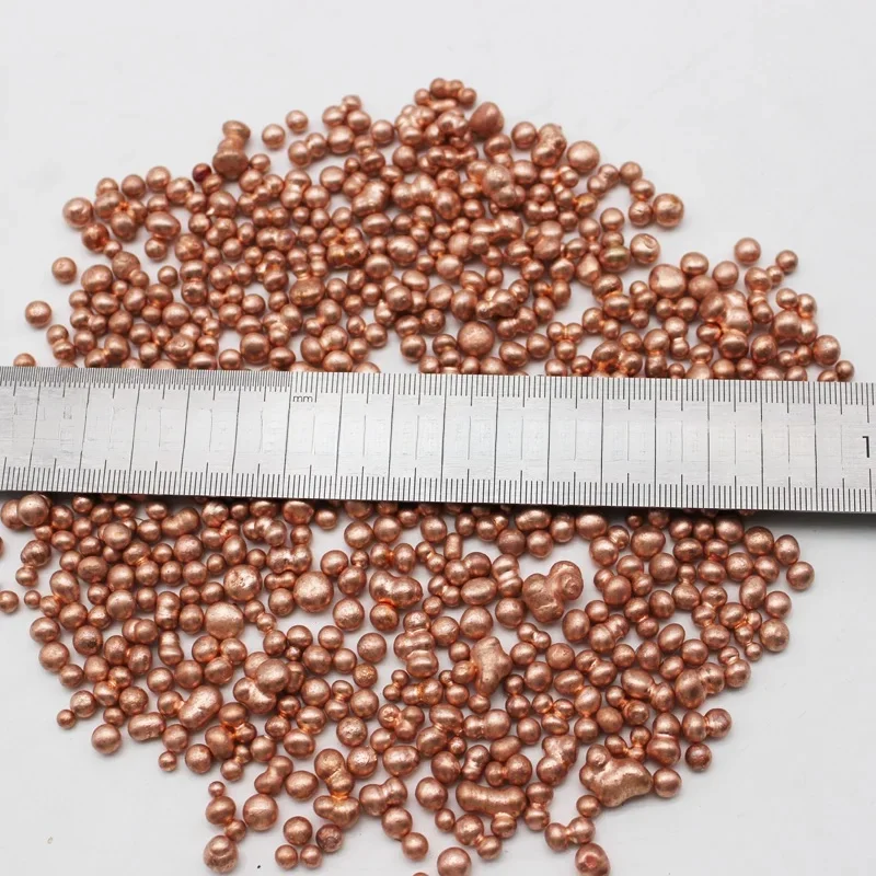 Messing Brons Koper Nuggets Pellets Graankorrels Metaal Cu Voor Sieraden Gieten Plating Anodes - afbeelding 2