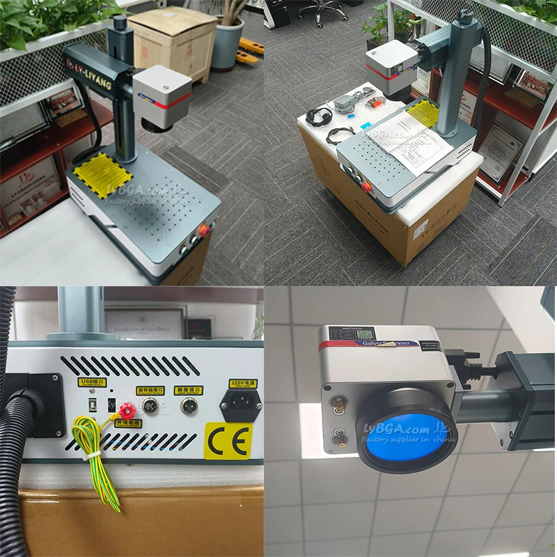 LY 50W 30W Raycus Fiber Laser - Fiber Laser Marking Machine 30W 评论和价格