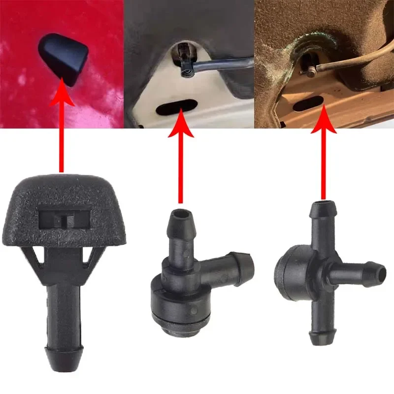 Buse de lave-glace et vanne unidirectionnelle 2 voies 3 voies 31391513 , 30655605 Pour Volvo C30 C70 S40 S70 V70 S80 V50 XC70 XC90