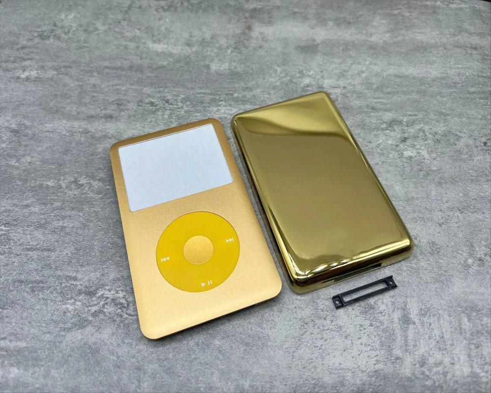 Złota obudowa przednia obudowa tylna obudowa żółty przycisk clickwheel gold center dla ipoda 6th 7th classic 80gb 120gb 160gb — zdjęcie 2