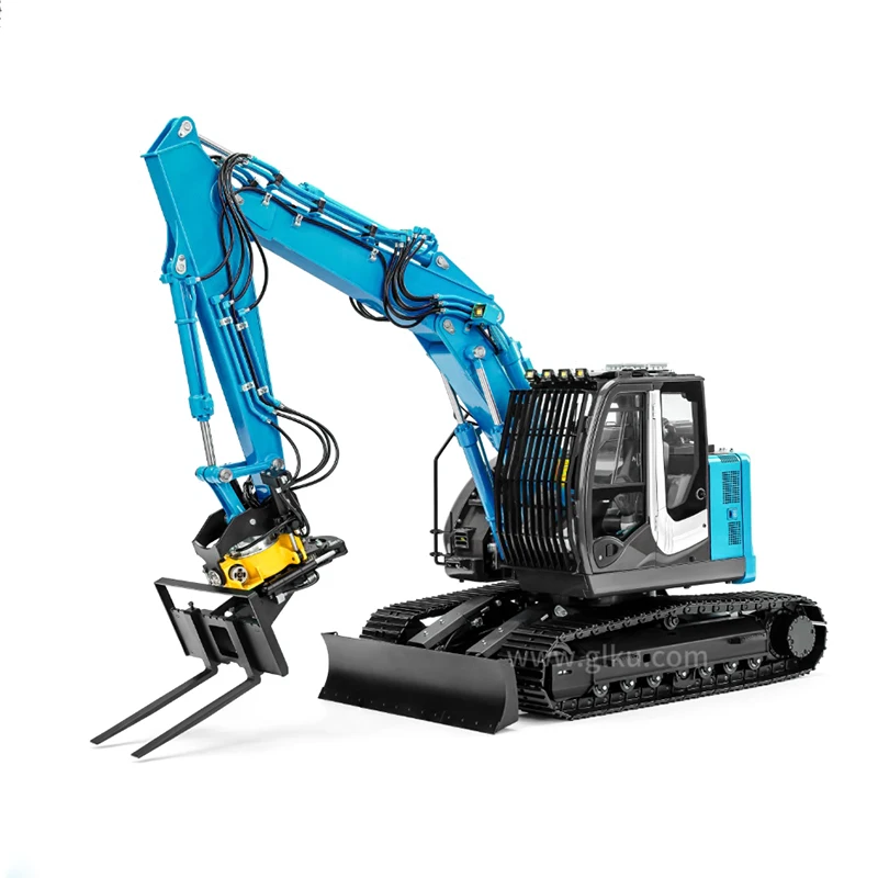 Super Frog 1/14 135 Metal Hydraulic Excavator in various custom colors