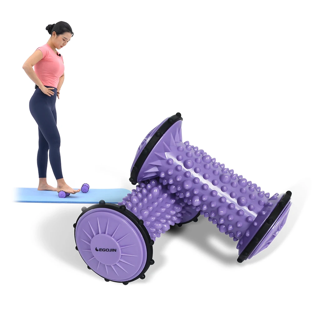 EGOJIN Foot Massage Roller for Plantar Fasciitis Relif Acupressure Trigger Point Therapy Heel Arch Arthritis