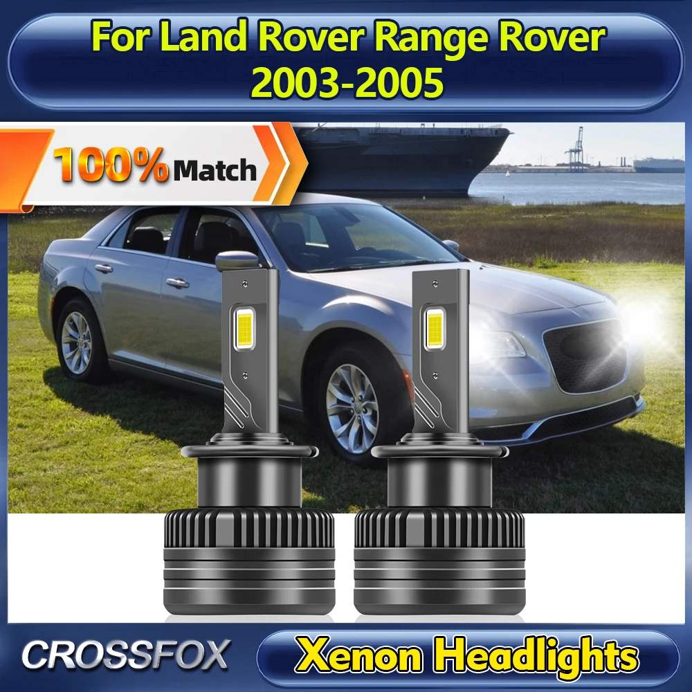 120W HID Xenon Lampen Auto Koplamp 6000K Auto Xenon Koplamp 25000LM Led Verlichting 12V Voor Land Rover Range Rover 2003 2004 2005