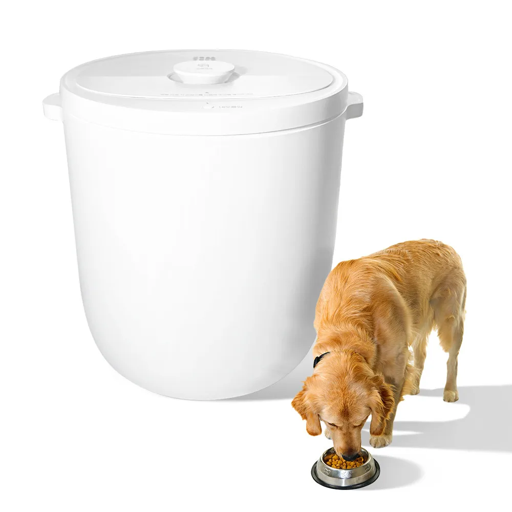 Emotional electronic pet feed vacuum sealed feed storage box 13L Puppy Cat