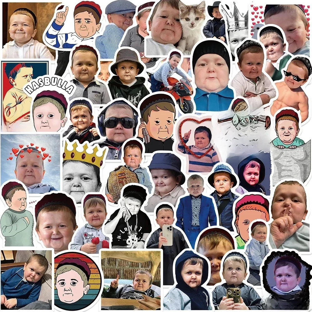 AliExpress Rspctou 10/30/50pcs Funny Meme Hasbulla Stickers Cartoon Toys Decals DIY Phone Laptop Motorcycle Suitcase Bike PVC Waterproof Decoration