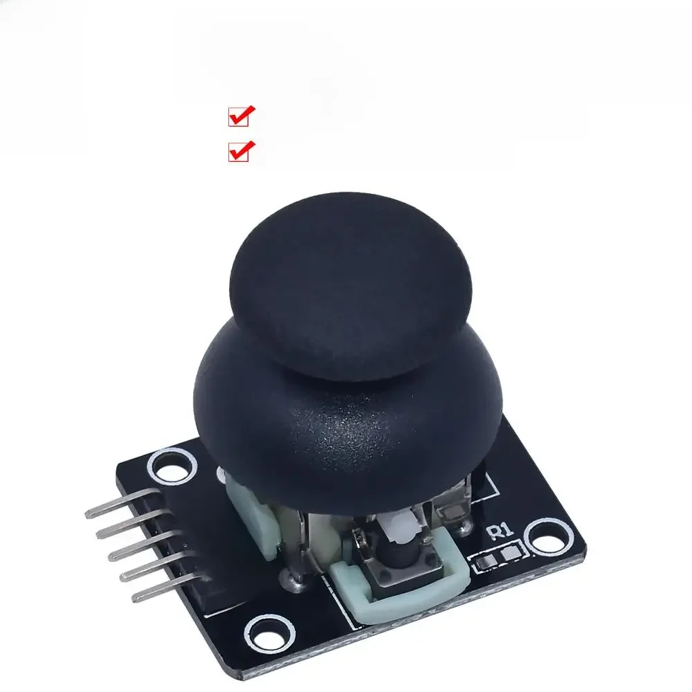 Dla Arduino dwuosiowy moduł joysticka XY wyższa jakość PS2 Joystick czujnik dźwigni KY-023 oceniane 4.9 /5 — zdjęcie 2