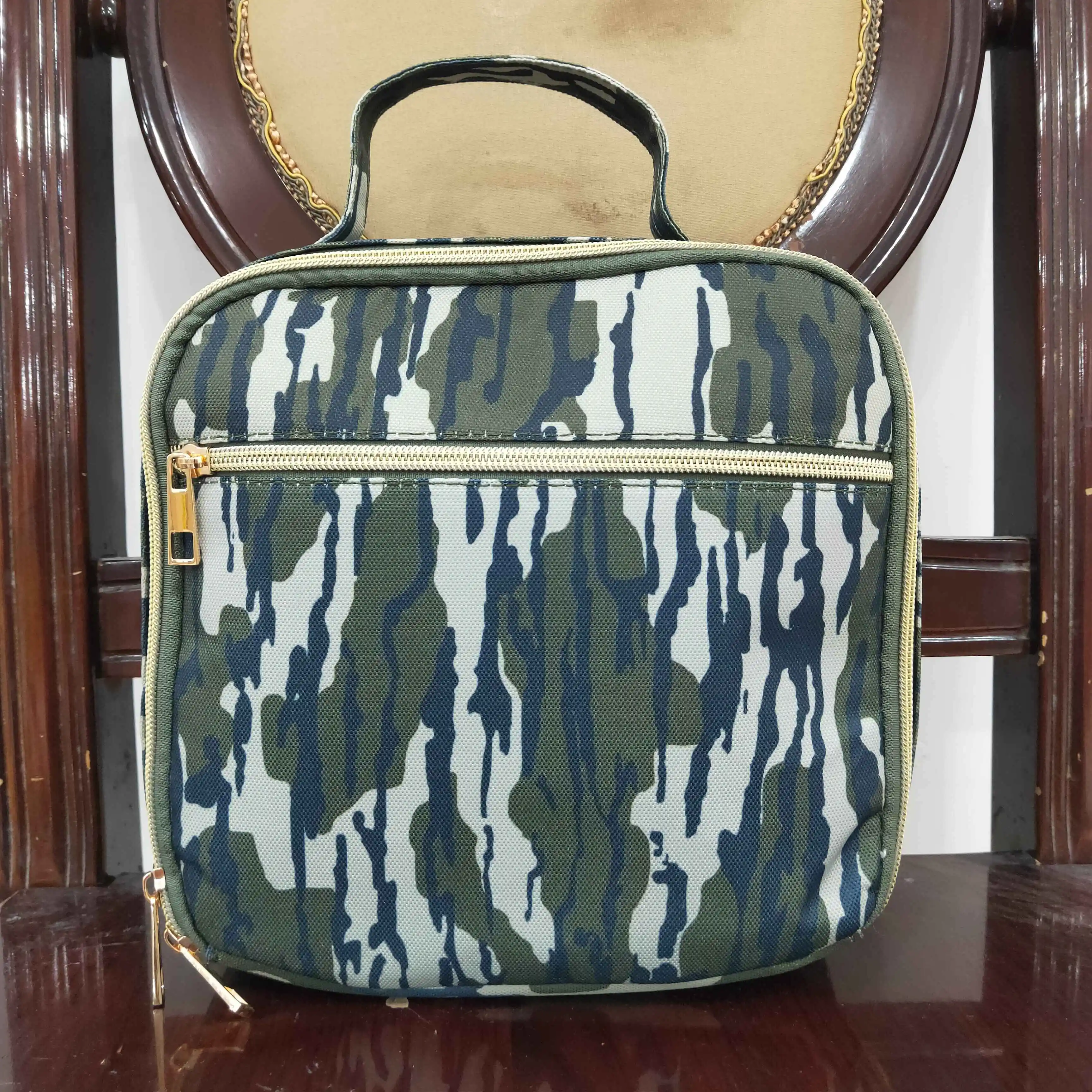 New Fashion Baby Girls Boys Bottomland Camouflage Kids Baby Lunch Box Bag Wholesale Boutique Children Bag