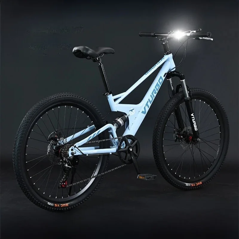 AliExpress SKIG OMGD Bisicletas Full Suspension Mtb Bike Bicicletta Uomo Quad Bicycle Bici Mountain Bike V Brake/Disc Brake Keine Dämpfung