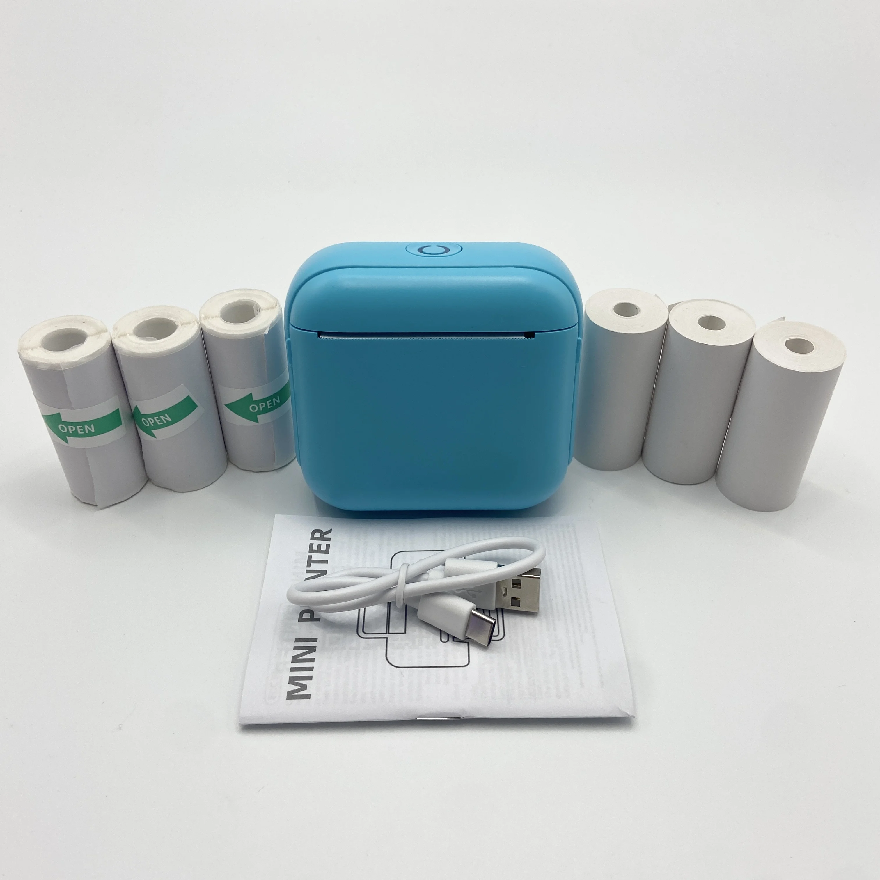 Draagbare thermische printer - Direct printen, compatibel met iOS/Android, voor foto's, labels, notities & meer - Geweldig cadeau voor hem