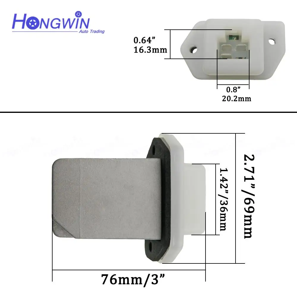 OE:2722670T03 27226-70T03 Radiator Blower Motor Resistor For Nissan NV 1500 2500 3500 Titan XD Pathfinder Rogue Sentra 2.0L 3.5L