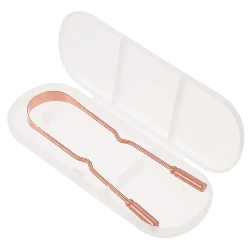 Skrobaczka do języka Cleaner do narzędzi dorośli skrobaki do metalu skrobaki do czyszczenia nieświeży oddech Tounge produkty pielęgnacja samoleczenie Remover — zdjęcie 2