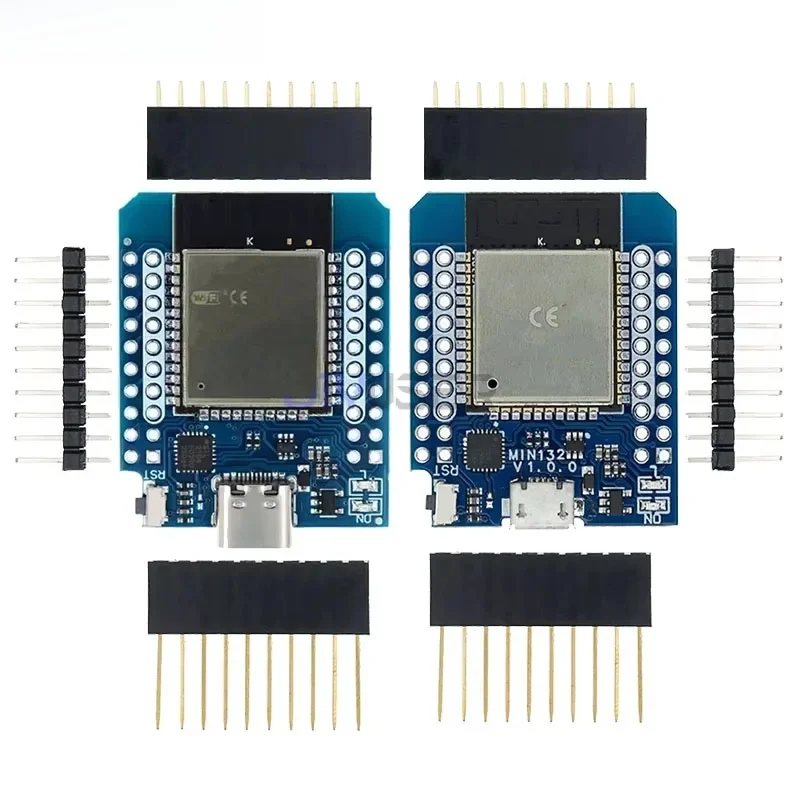 Pour Wemos Mini D1 ESP8266 ESP32 ESP-32S WIFI Bluetooth CP2104 Module de carte de développement pour Arduino avec broches