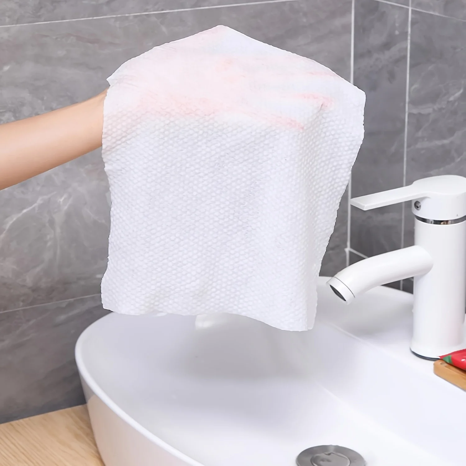 28pcs Compressed Towel Travel Disposable Face Towel Cleaning Quick Drying Towel Pure Non-Woven Fabric Wipes Makeup Towel - Image 4