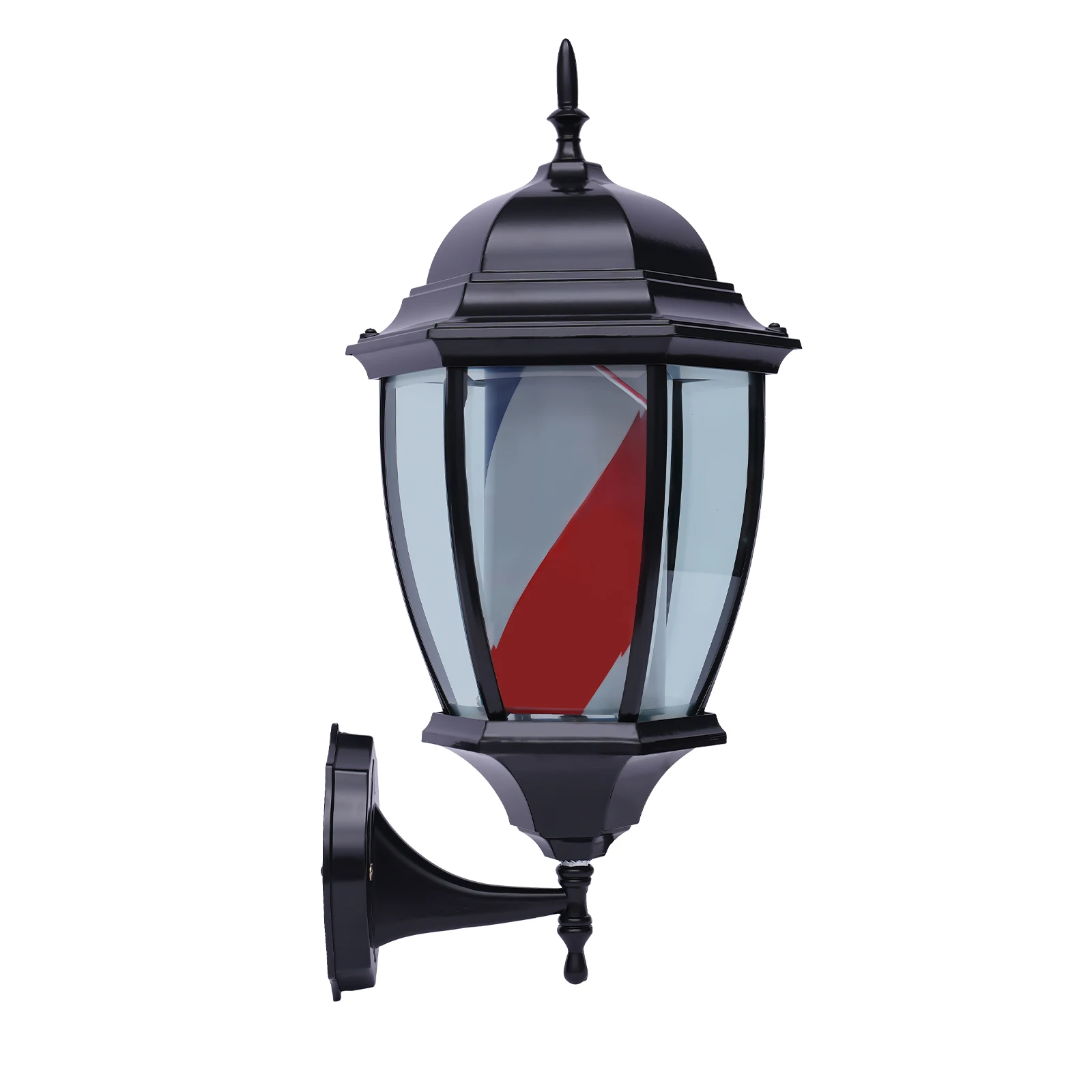 

20'' LED Barber Pole Light Classic Style,Hair Salon Barber Shop Open Sign,Rotating Red White Blue LED Strips