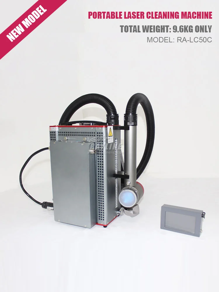 50w 100w 200w Backpack Handheld Pulsed Laser Cleaning Machine For Rust Paint Oil Removal Portable Laser Cleaner