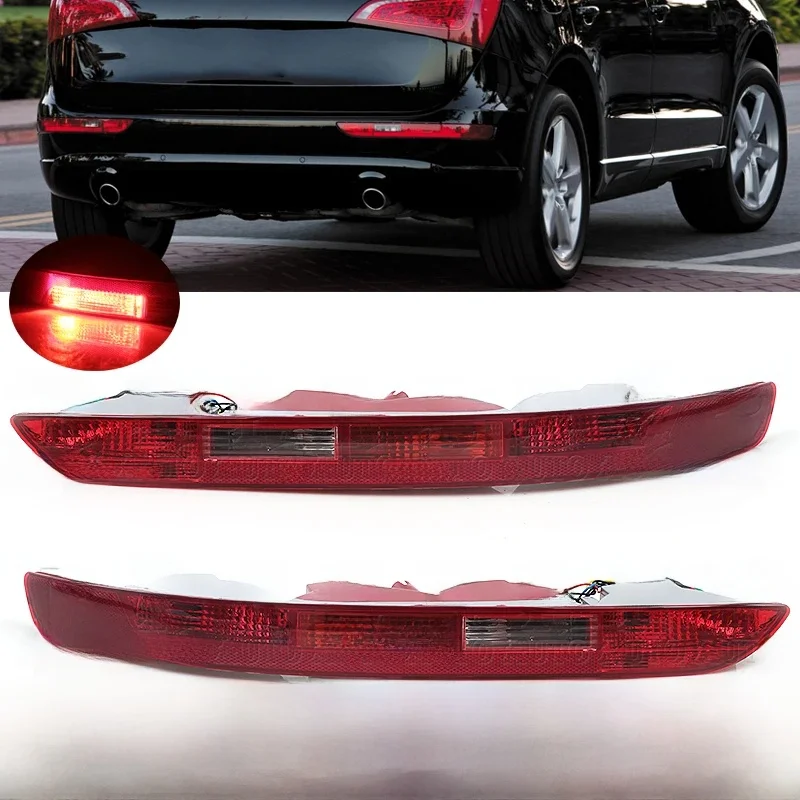 Enquêter de stop arrière avec ampoule, clignotant, feu de recul pour Audi Q5, 2.0T, 2009 -2016, 8R0945096, 8R0945095