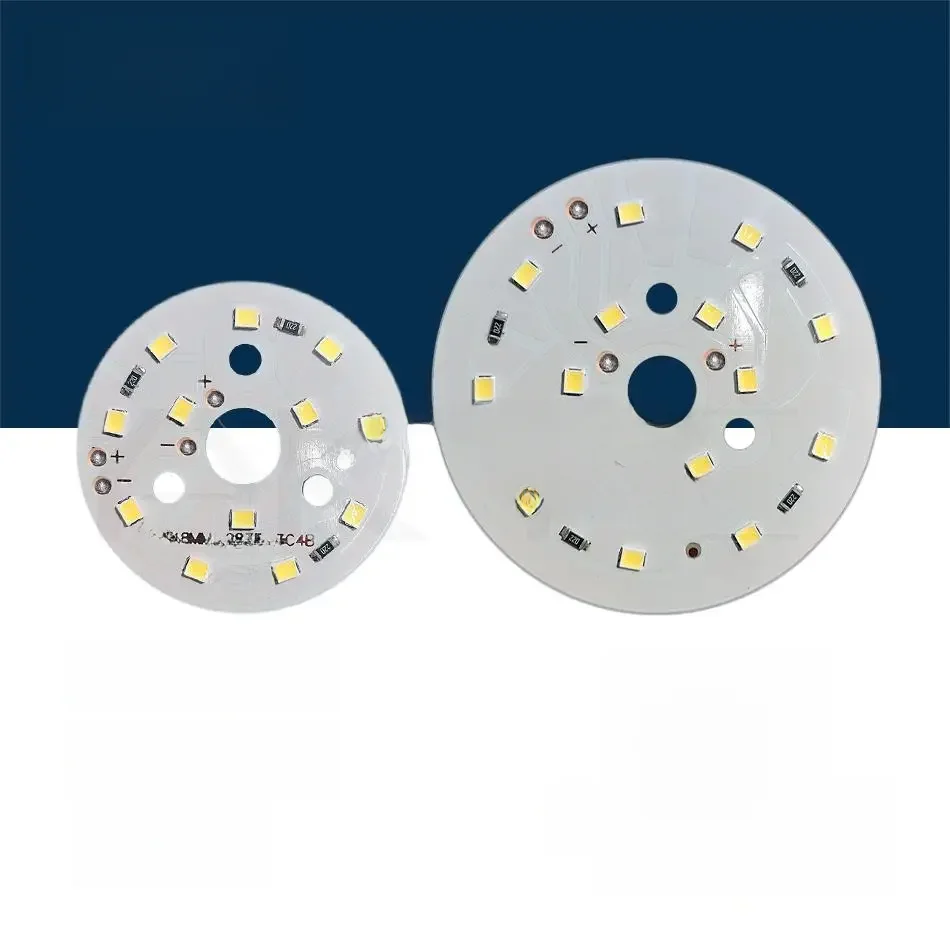LED Chip 3000K 6000K pour Downlight 5W 7W SMD2835 Perles de lumière ronde DC 12V Source d'éclairage Spotlight Lampe à panneau circulaire en aluminium Diamètre 48mm (1.89in) 65mm (2.56in)