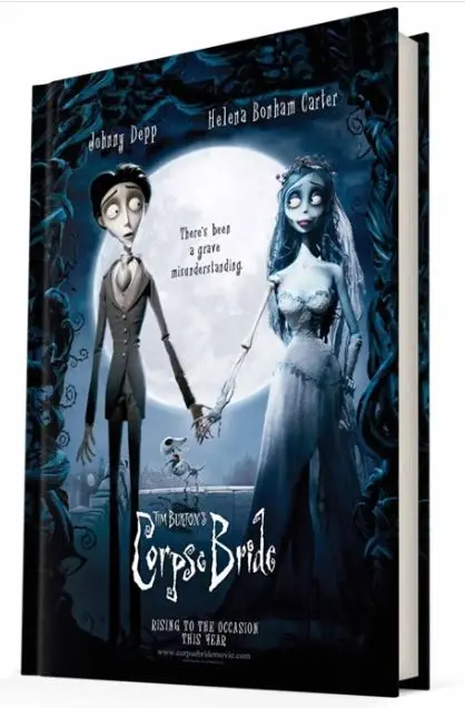 Corpse Bride illustrated notebook