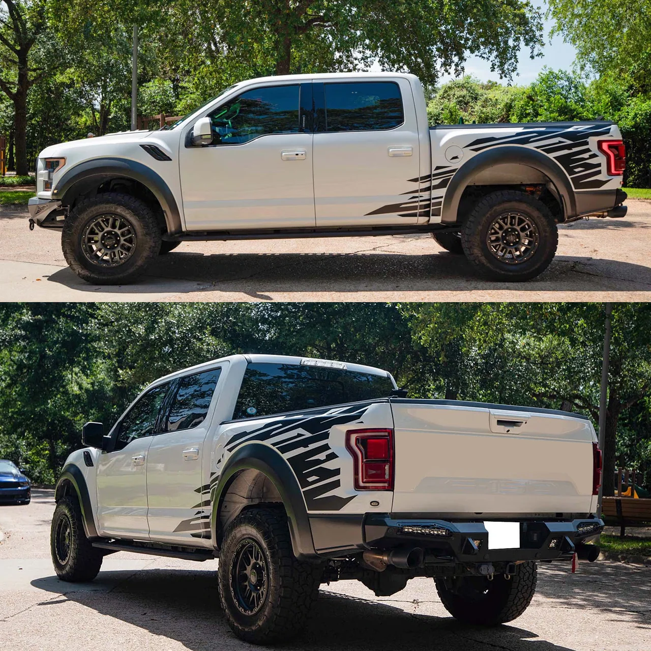 

Автомобильная наклейка для Ford F-150 Raptor Roush Edition, модификация хвостовой коробки, индивидуальная виниловая наклейка, аксессуары, автомобильные аксессуары, авто