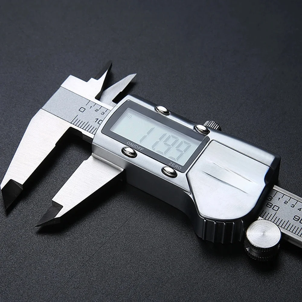 IP54 wodoodporny 0-150/200/300mm ABS pochodzenie suwmiarka cyfrowa elektroniczna suwmiarka z noniuszem mikrometr Digitaler Messschieber — zdjęcie 2
