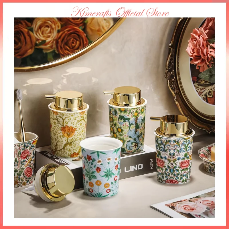 

Скандинавские аксессуары для ванной комнаты, дозатор пенного мыла, керамический дозатор шампуня, бутылка, дозатор мыла для душа, дозатор для мытья рук