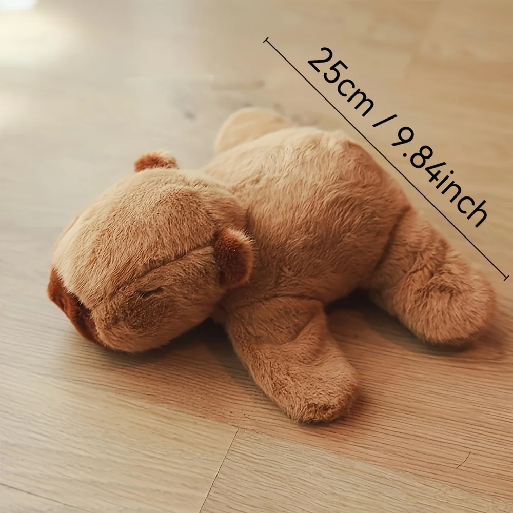 New Lovely Kawaii Capybara Animal Slap Snap Wrap Wristband Bracelet Capybara Plush Hand Ring Wristband Kid Toys Birthday Present image 6
