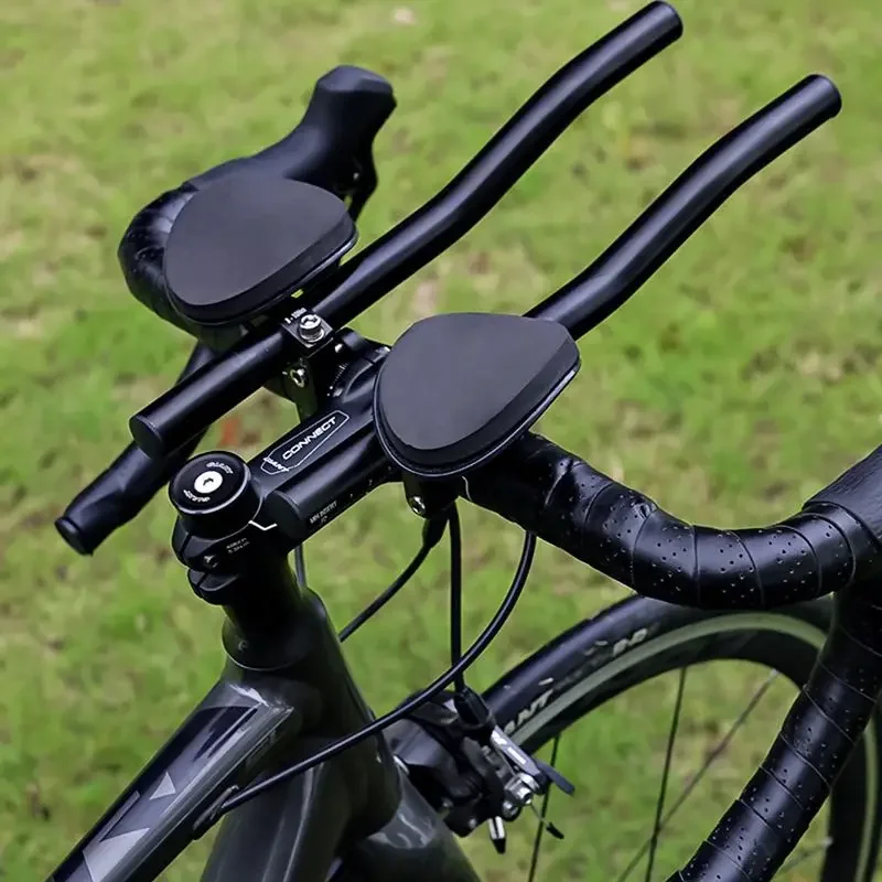 AliExpress Road Bike Rest Bar Mountain Bike Equipment Long Distance Bend Straight Extension Handlebar For Triathlon Time Trial Tri Cycling