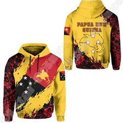 NewFashion Islands Country Flag Papua New Guinea Culture Tribal Tattoo Retro 3DPrint Pullover Harajuku Casual Hoodies Jacket M59