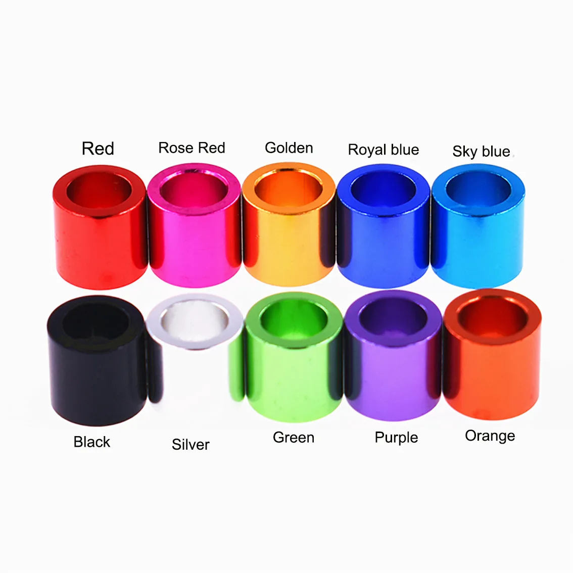 9x13x12.5mm Colourful Aluminum Washer Round Protective Bushing Standoff Spacer Gasket DIY Model Parts