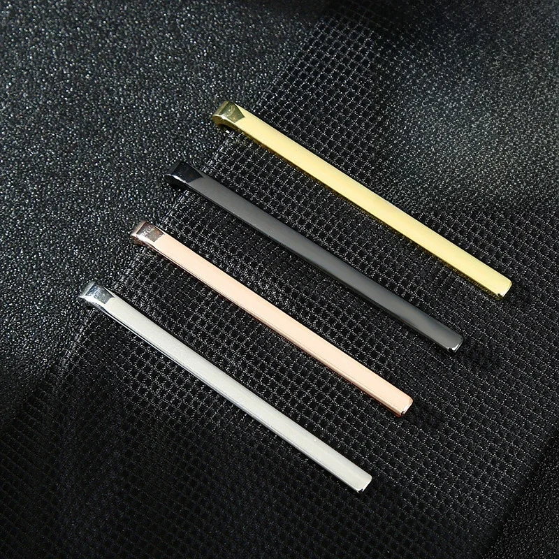 Pinces à cravate en métal pour hommes, simples, à la mode, pour cérémonie de mariage, d'affaires quotidiennes, épingle à cravate, bijoux de fête, accessoires, cadeau
