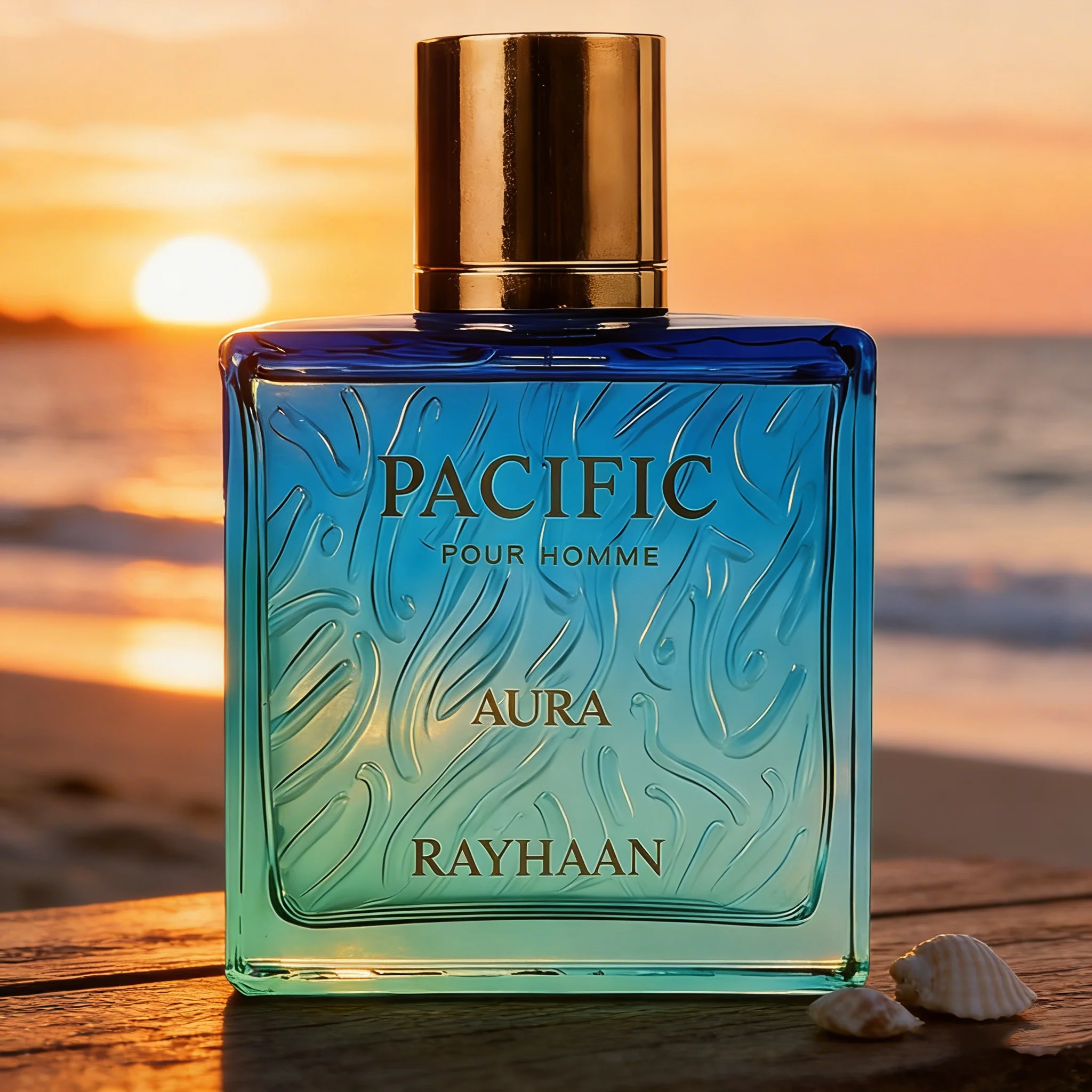 

Rayhaan Pacific Aura - Цитрусовый, Ароматический, Мятный, Янтарный, Свежий - Парфюмерный спрей для мужчин, 3,4 унции/100 мл